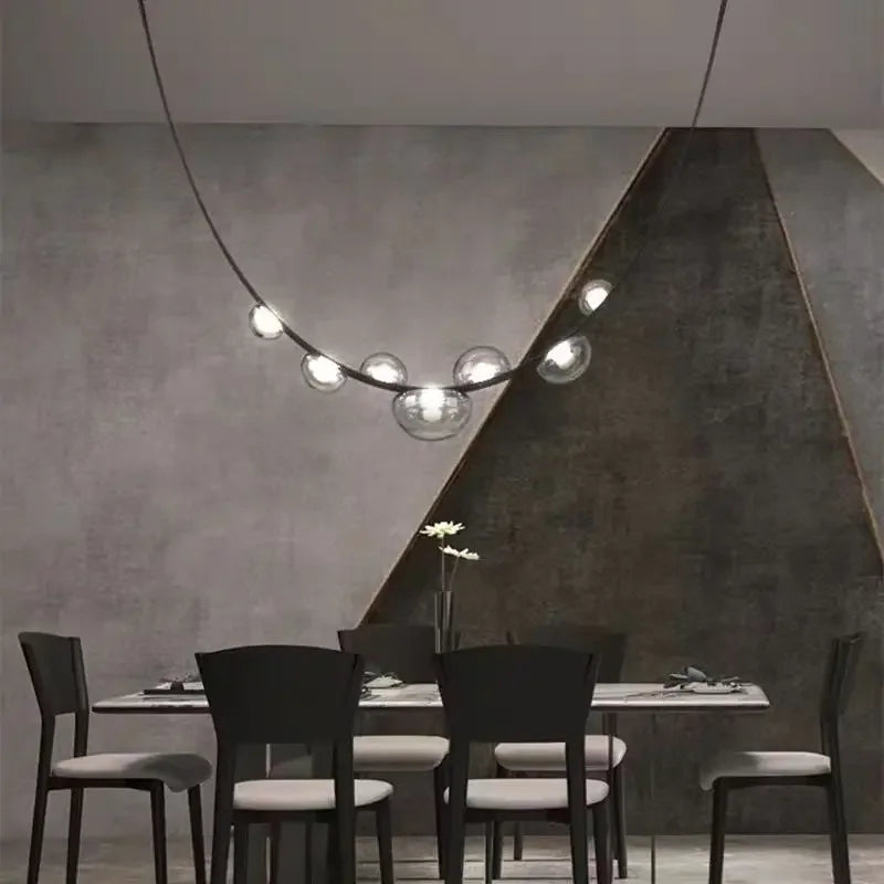 Afralia™ Leather Pendant Lights for Home Decor Chandelier Lighting Fixture
