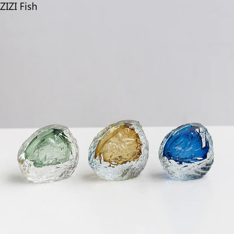 Afralia™ Glass Vase for Flowers | Elegant Wrinkle Design | Room Decor & Floral Arrangement