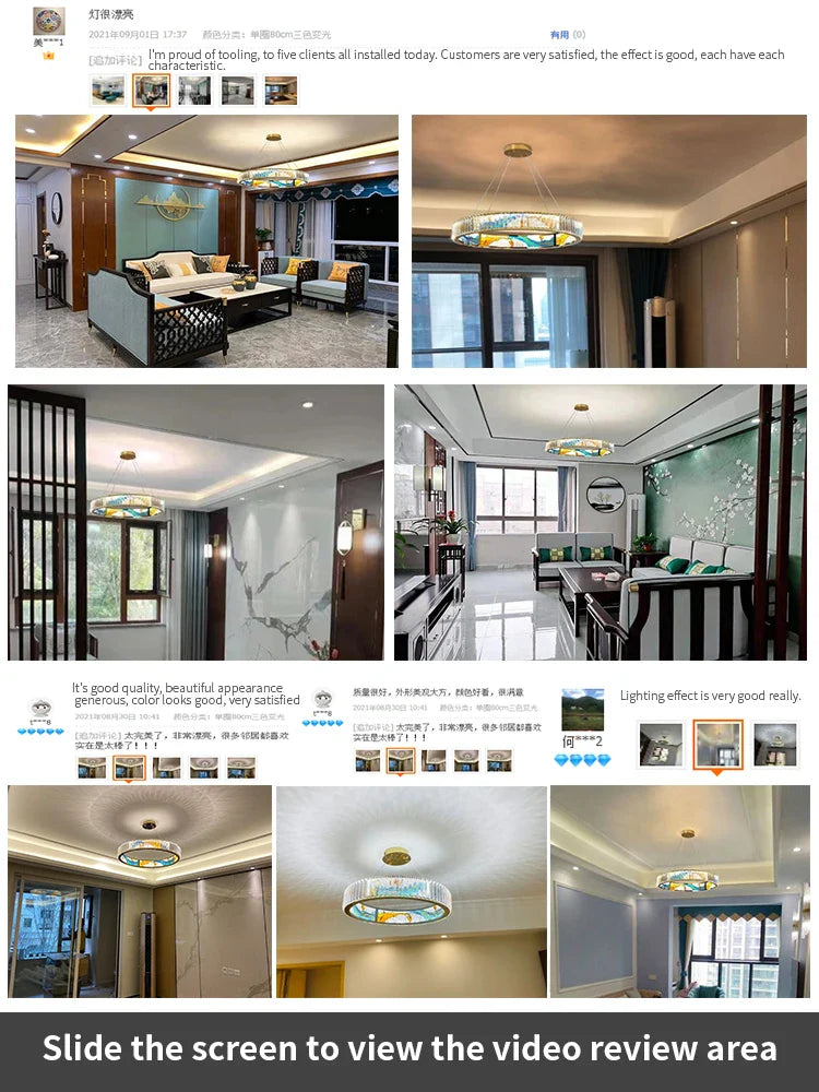 Afralia™ Crystal Chandelier Ring Light Modern Elegant Dining Living Room Lighting