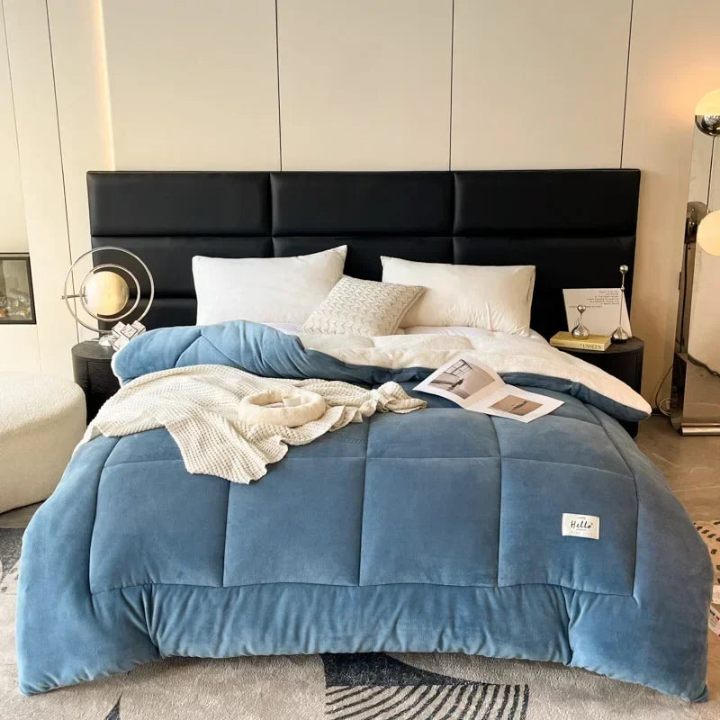 Afralia™ Thick Milk Fleece Winter Blanket for Ultimate Warmth and Comfort