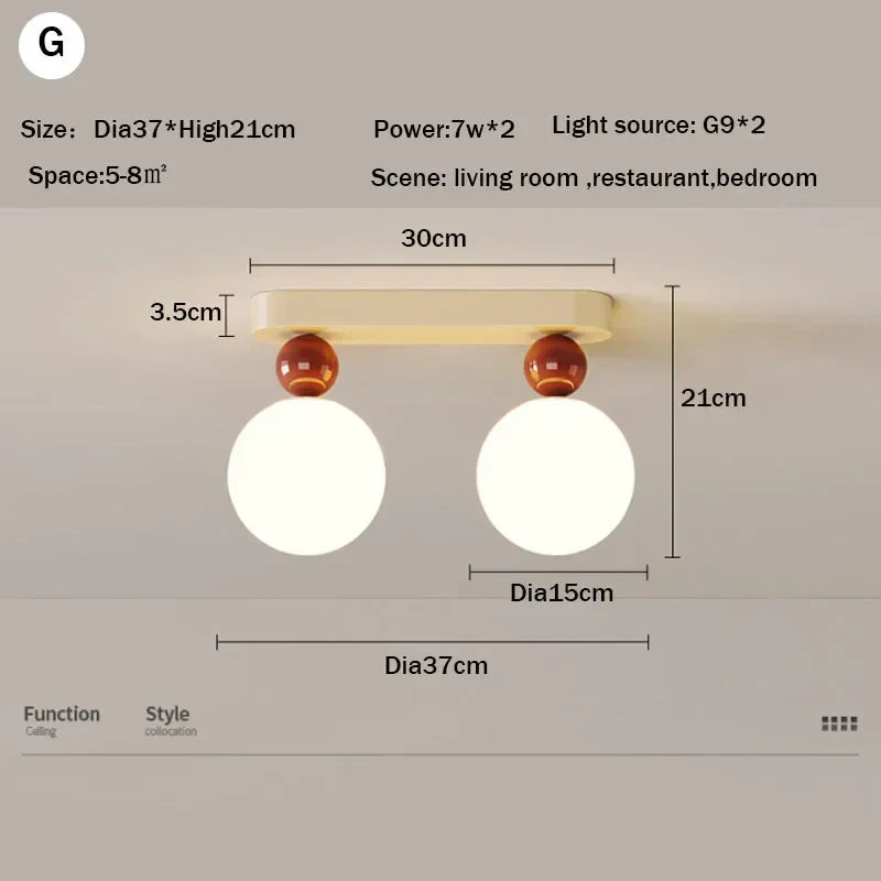 Afralia™ LED Ceiling Moon Wall Lamp Minimalist Bedroom Lighting Fixture