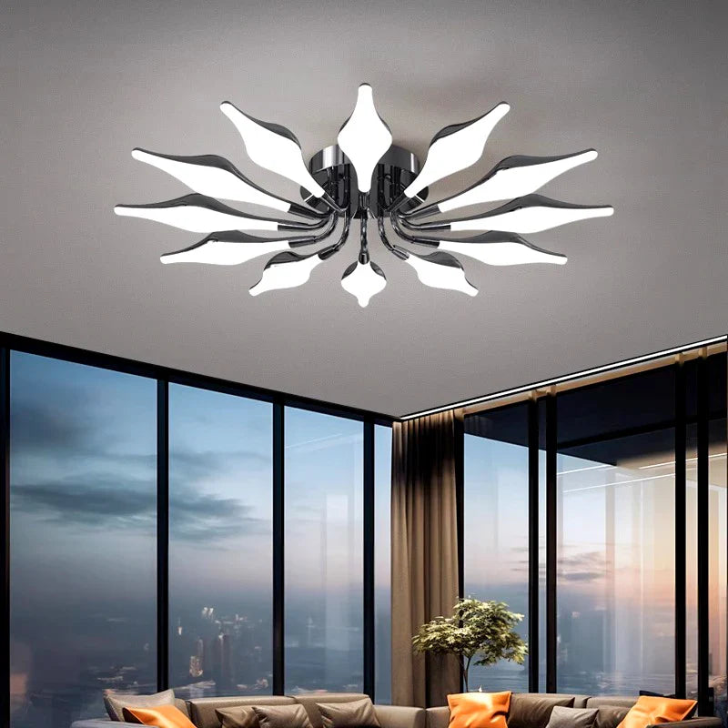 Modern Nordic LED Ceiling Light by Afralia™ for Home Decor Salon Bedroom Living Room Lighting