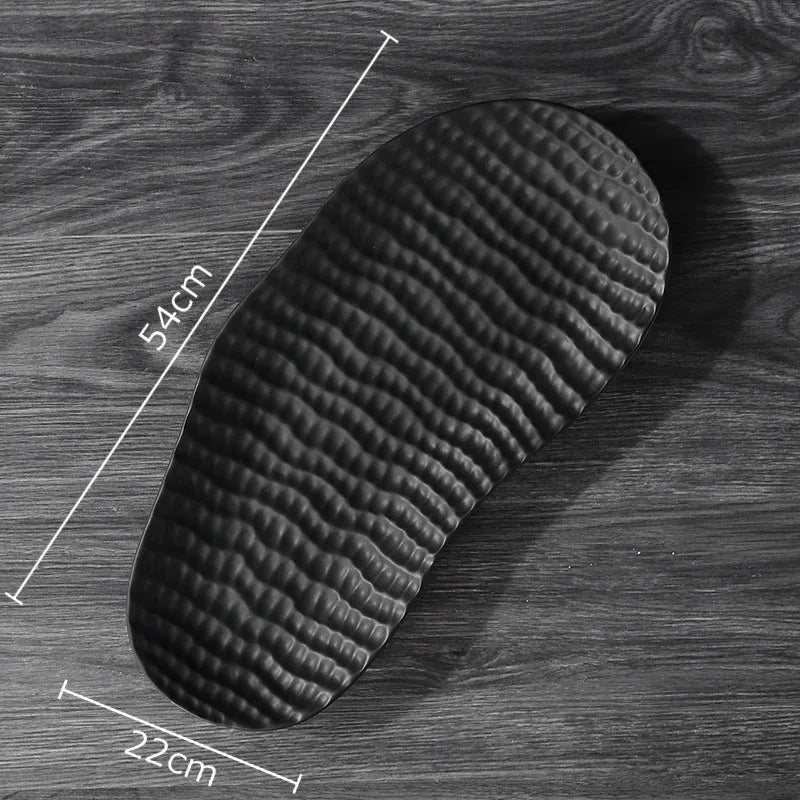 Afralia™ Ceramic Fruit Bowl Tray for Snacks & Desserts