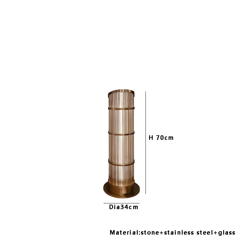 Afralia™ Luxury Glass Floor Lamp for Chic Living Spaces