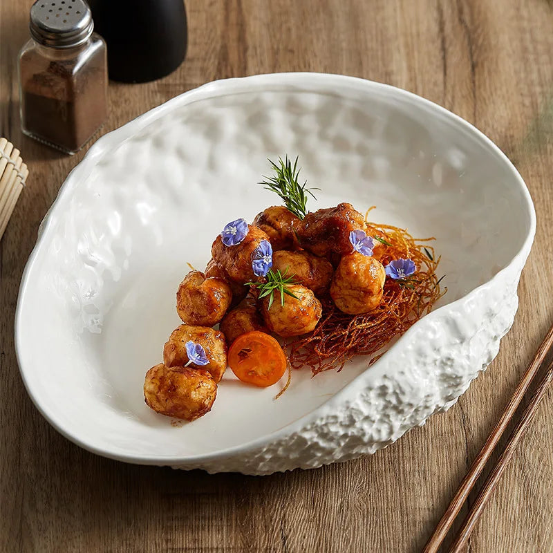 Afralia™ Ceramic Plate 2025 Collection - Western Soup Plate for Luxury Dining