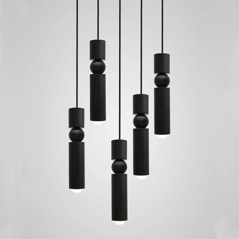 Afralia™ Modern Nordic Villa GU10 Pendant Lights Gold/Chrome/Black Metal Indoor Fixtures