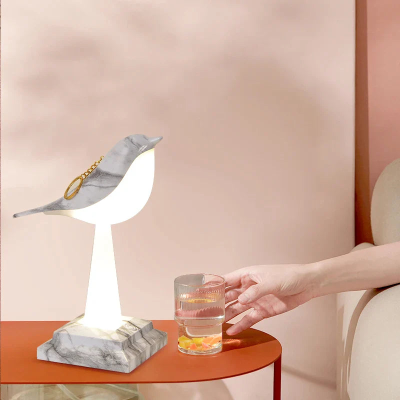 Afralia™ Bird Table Lamp Desk Light Touch Aromatherapy Night Light