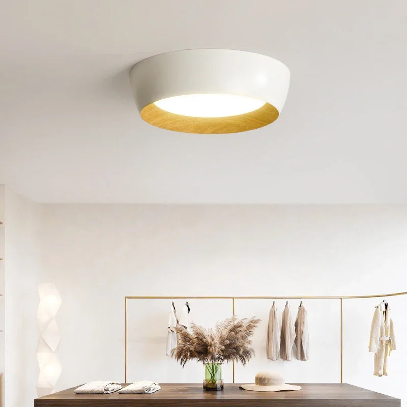 Afralia™ Nordic LED Ceiling Lamp for Living Room Bedroom, Surface Mounted Luminaire