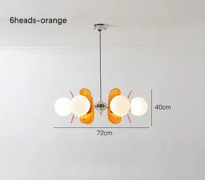 Afralia™ Medieval Glass Chandelier: Bauhaus Suspension Pendant Lamp for Dining Table