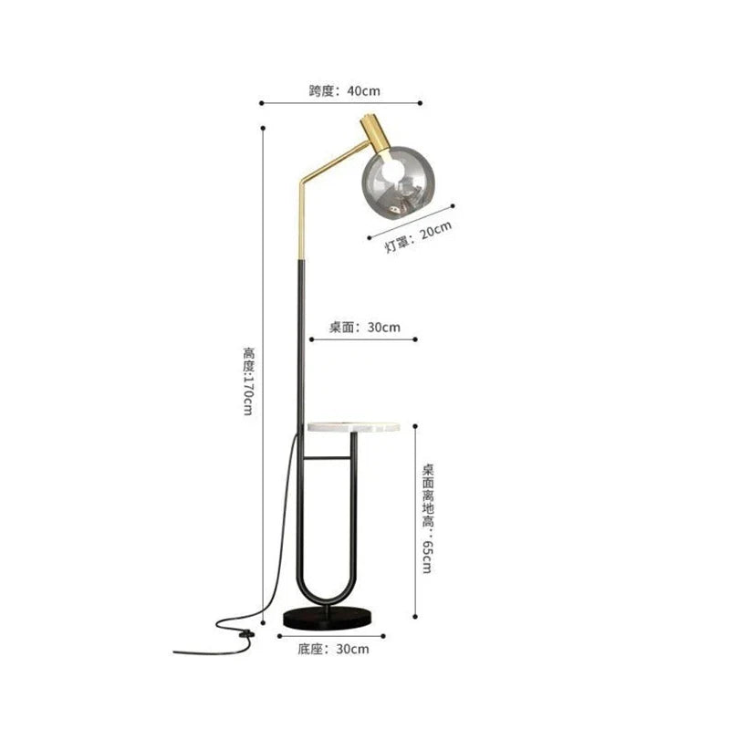 Afralia™ Nordic LED Floor Lamp - Modern Minimalist Light Luxury for Elegant Home Decor