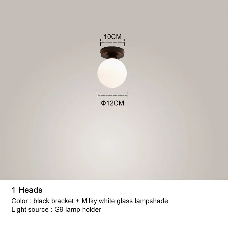 Afralia™ Black Chandelier: Luxury Glass Pendant Lights for Living Room, Bedroom, and Restaurant