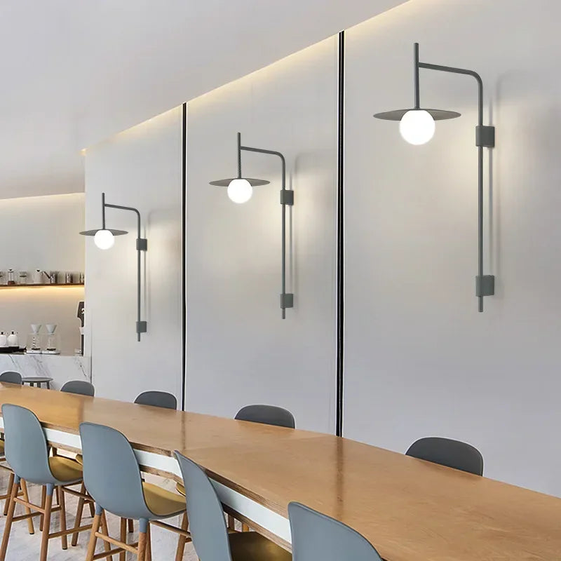 Afralia™ Nordic Industrial Swing Arm Wall Lamp in Iron Art LED G9 for Bedroom and Living Room