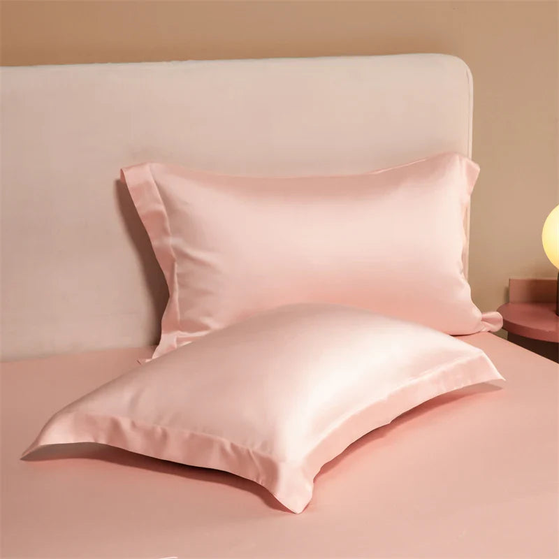 Afralia™ Egyptian Cotton Pillowcase Set - Solid Color Pillow Shams Covers