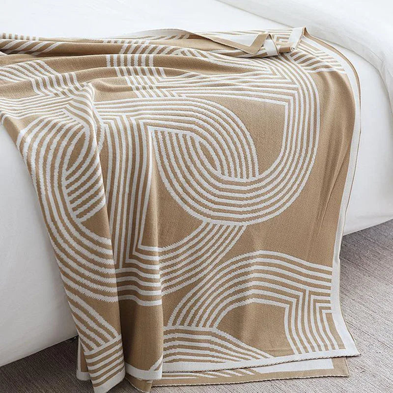 Afralia™ Summer Knit Blanket: Cozy Sofa Cover for Home, Hotel & Office