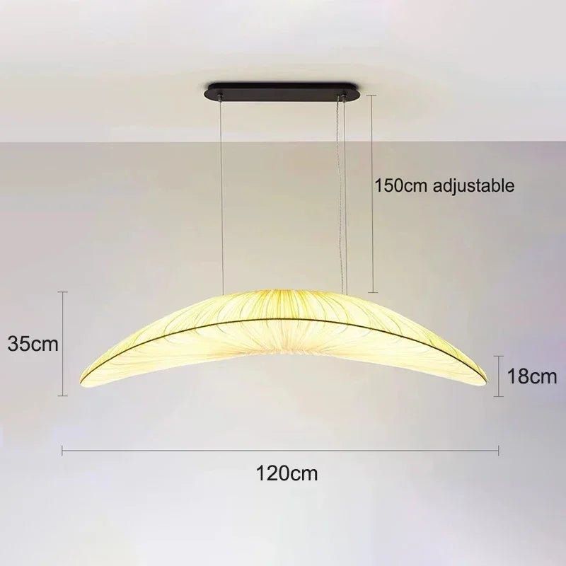 Afralia™ Marine Cloth Pendant Light: Designer Sailboat Chandelier for Dining & Bedroom