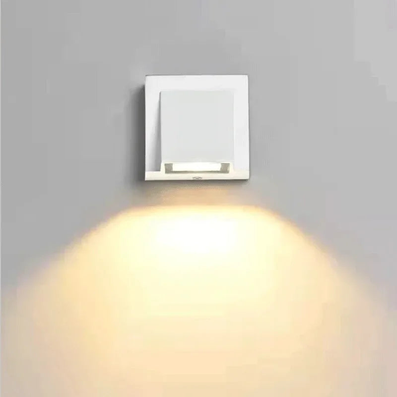 Afralia™ LED Outdoor Porch Wall Light Waterproof Yard Lamp - Single/Double Kit