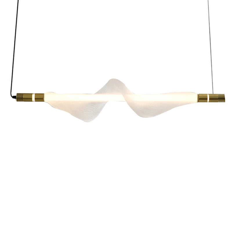 Modern Art Deco LED Chandelier by Afralia™ for Kitchen Dining Bar Cord Adjustable White Black