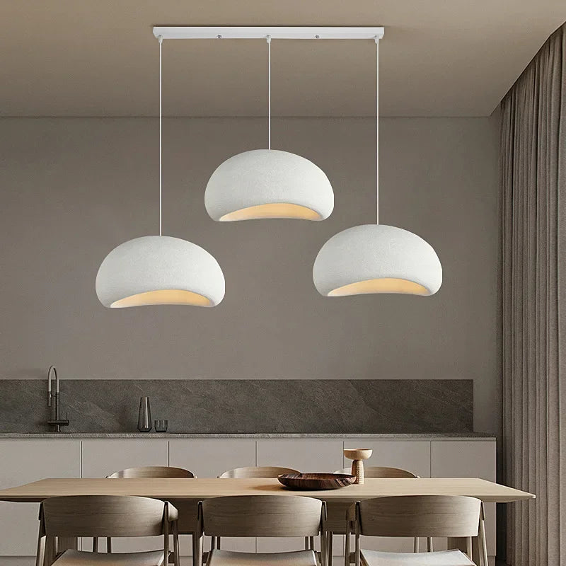 Afralia™ Wabi Sabi LED Pendant Lights for Modern Living Spaces