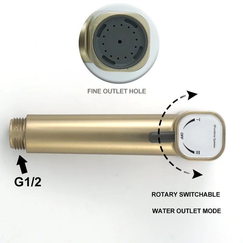 Afralia™ Handheld Bidet Sprayer Set for Refreshing Bathroom Experience