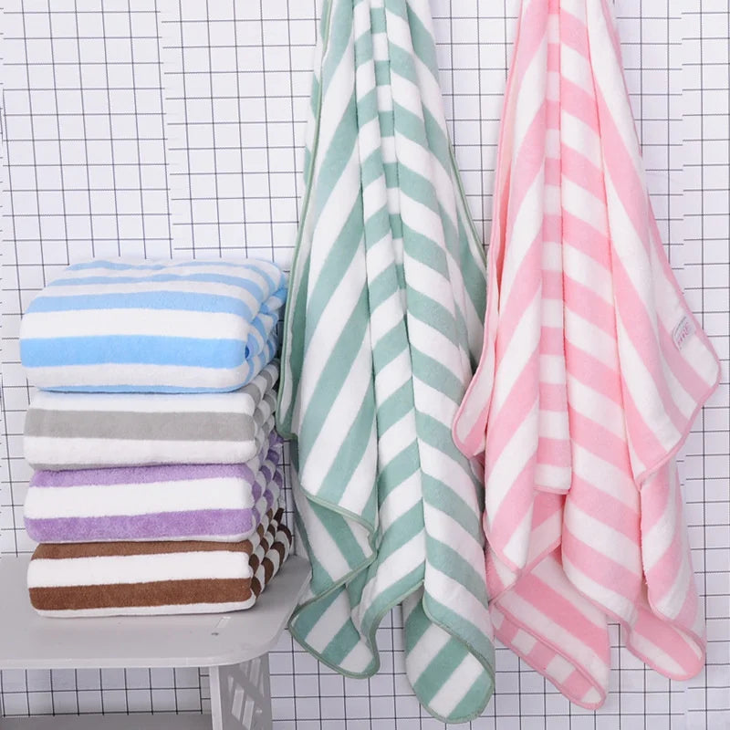 Afralia™ Microfiber Bath Towel Sets for Soft Absorbent Quick Drying Adults