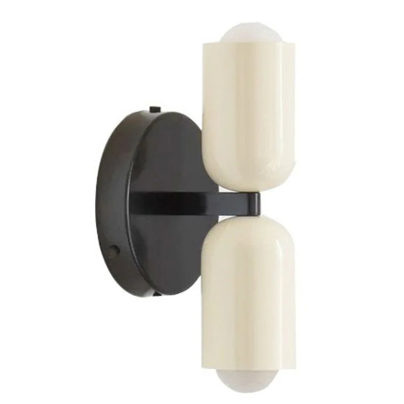 Afralia™ Modern Macaron Colorful Wall Lamp Fixture for Living, Dining, Bedroom & Bedside