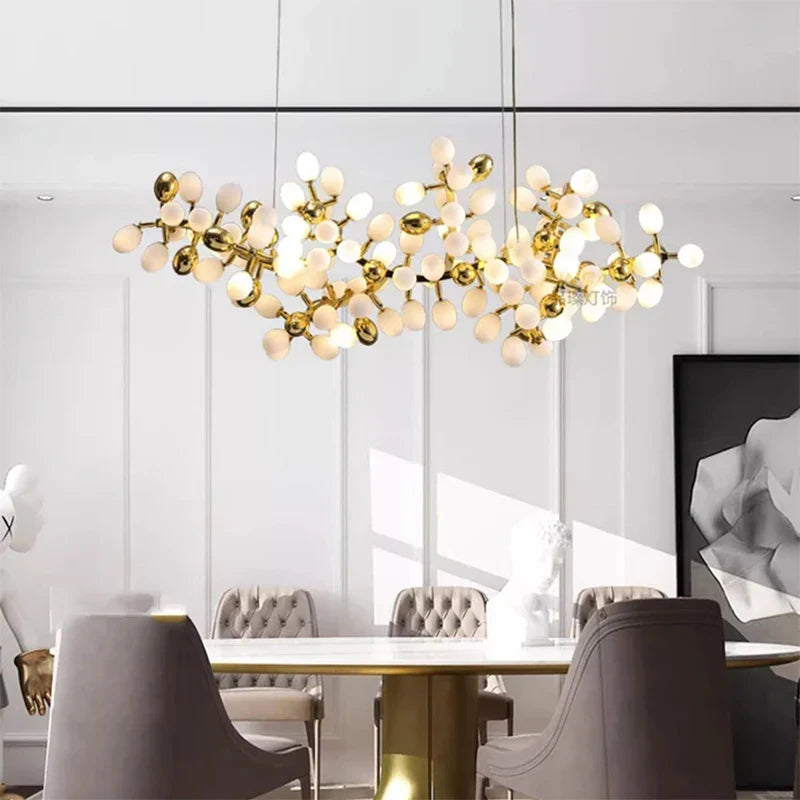 Afralia™ Modern Ceiling Chandelier: Stylish Hanging Light Fixture for Dining & Living Room Lighting