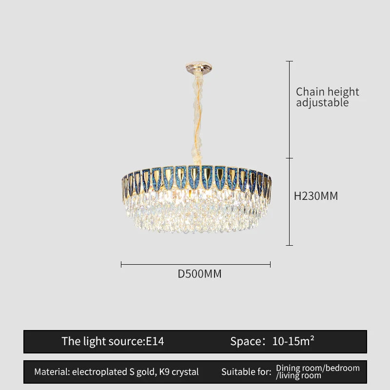 Afralia™ Crystal Chandelier: Modern Luxury Lighting for Home, Hotel, Restaurant
