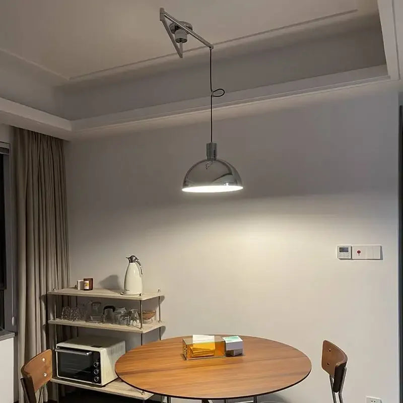 Afralia™ Nordic Rotatable Pendant Lamp Chandelier Study Bar Indoor Rocker Lamp