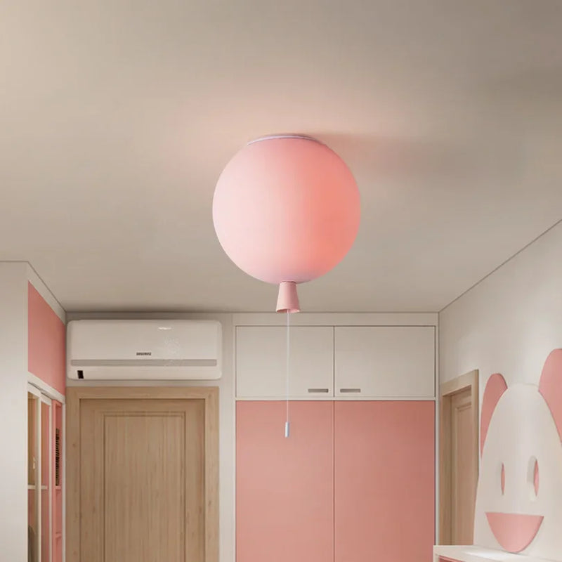 Afralia™ Balloon Ceiling Lamp: Colorful LED Hanging Light for Kids' Room, Bedroom, Restaurant, Hallway