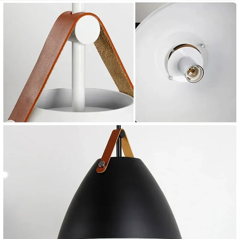 Afralia™ Modern LED Pendant Lights for Bedside and Bar Counters