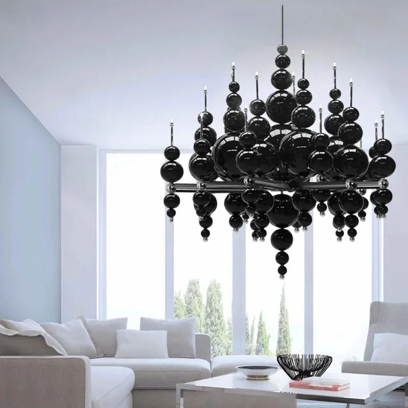 Afralia™ Luxury Hanging Pendant Light for Modern Living Room Decor