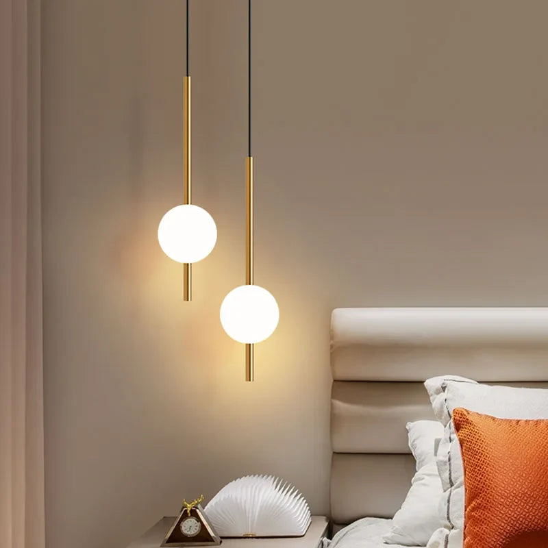 Nordic Pendant Lamp by Afralia™ for Bedroom TV Kitchen Island LED Lighting