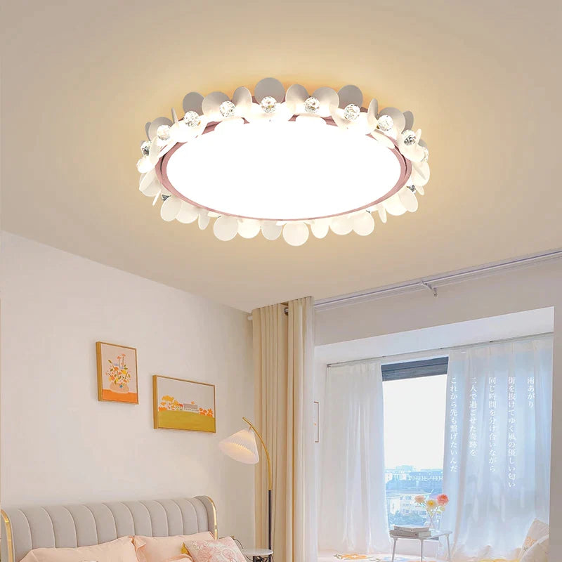 Afralia™ Petal Crystal Chandelier: Elegant Living Room Bedroom Light, Luxury Nordic Design