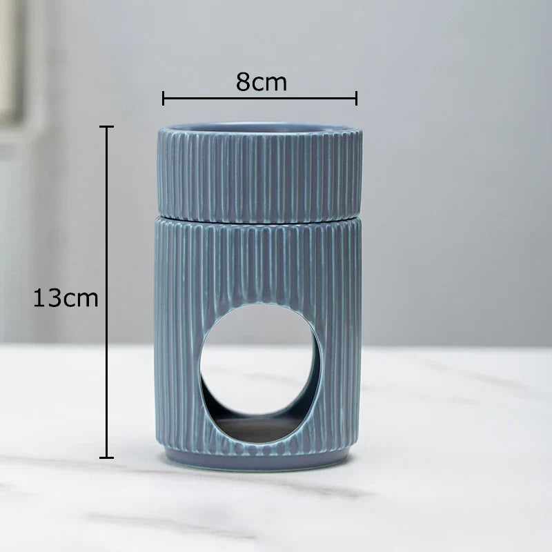 Afralia™ Ceramic Incense Burner Firewood Aromatherapy Tray | Room Aroma Diffuser