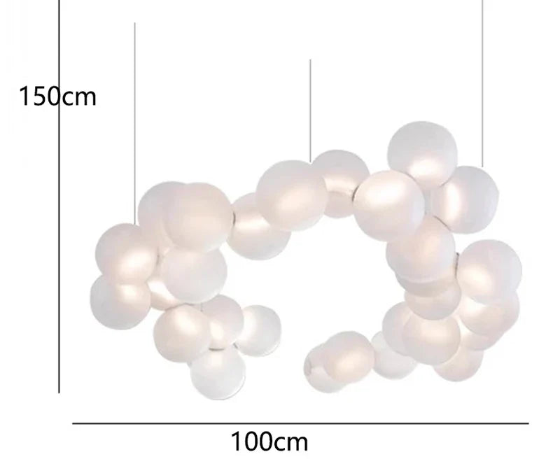 Afralia™ Modern LED Pendant Chandeliers: Stylish Indoor Lighting for Living & Dining Rooms