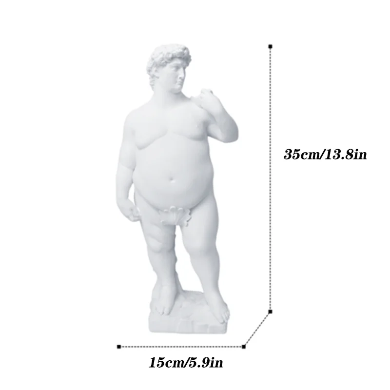 Afralia™ Abstract Human Body Sculpture Resin Craft Desktop Ornaments Garden Art Decoration