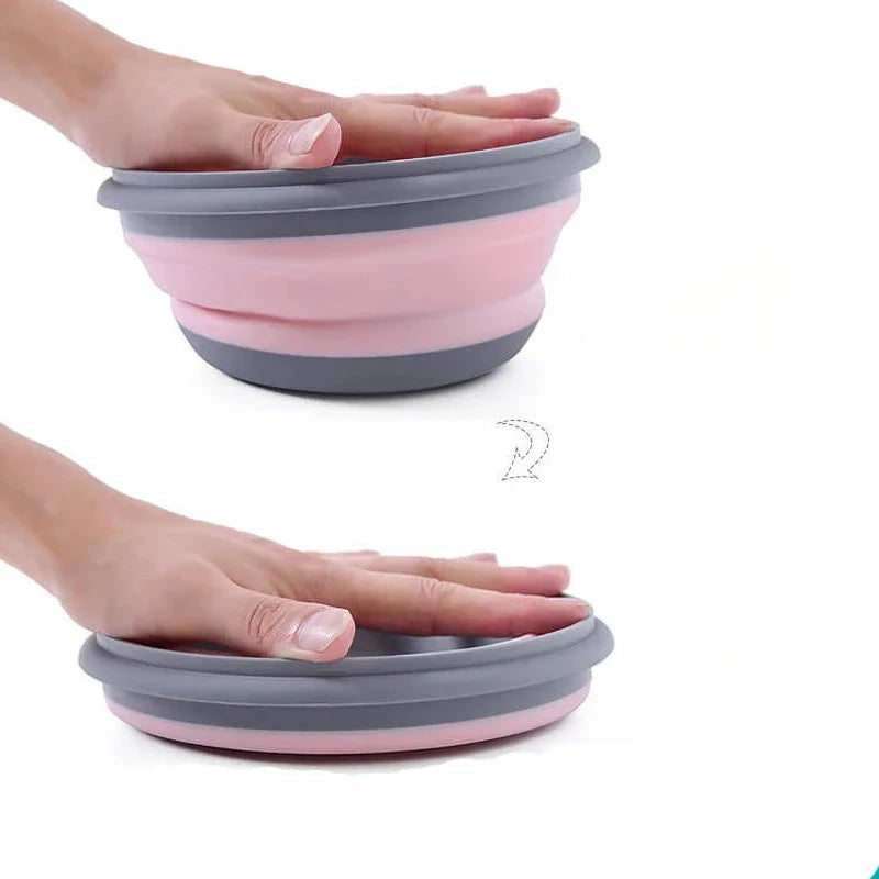 Afralia™ Outdoor Travel Lunch Box Set - Portable Folding Bowls for Camping and Picnics