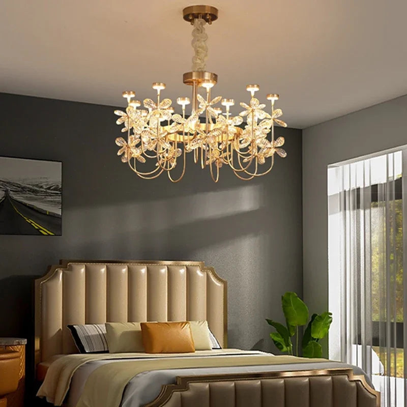 Afralia™ Butterfly Chandelier: Modern LED Dimmable Pendant Lamp Luxe Crystal Decor-Light 2024