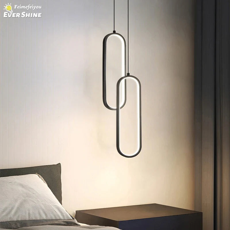 Afralia™ Nordic LED Pendant Lamp for Interior Lighting in Living Room and Dining Area