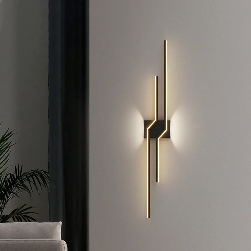 Afralia™ LED Wall Lamp: Modern Long Strip Design for Aisle, Bedroom, Closets - Indoor Sconces Lighting