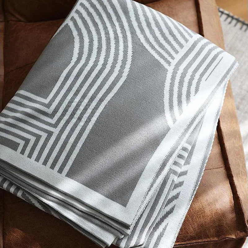 Afralia™ Summer Knit Blanket: Cozy Sofa Cover for Home, Hotel & Office