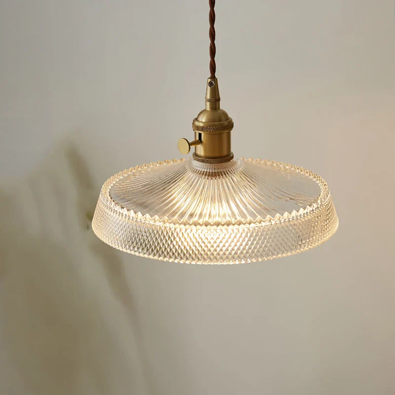 Afralia™ Clear Glass LED Pendant Light - Modern Nordic Design - Adjustable Hanging Lamp