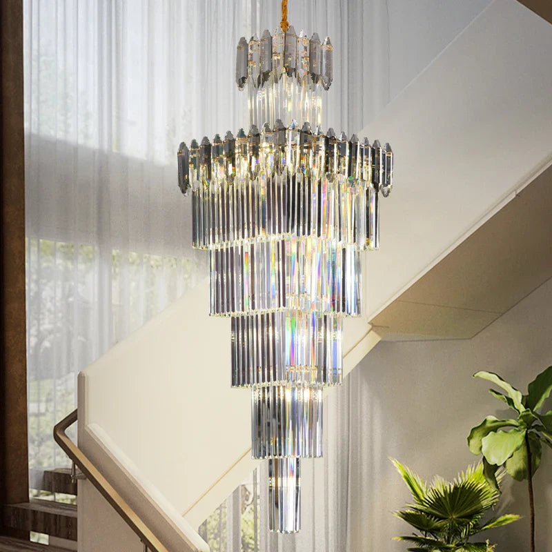 Afralia™ Crystal Chandelier: Elegant Light Fixture for Luxury Interiors