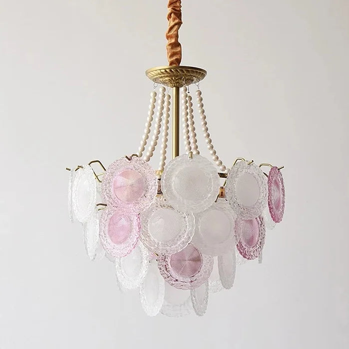 Afralia™ Gold Crystal Chandelier & Pendant Light with Glass Beads for Ceiling Decor