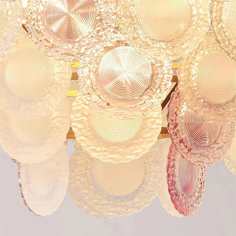 Afralia™ Gold Crystal Chandelier & Pendant Light with Glass Beads for Ceiling Decor