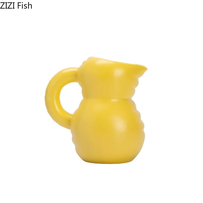 Afralia™ Multicolour Ceramic Vase for Modern Room Decor