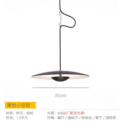 Afralia™ Modern LED Round Pendant Light for Kitchen Dining Bedroom Chandeliers