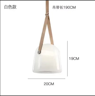 Afralia™ Glass Chandelier: Modern Nordic Style for Living Room, Bedroom, or Bar