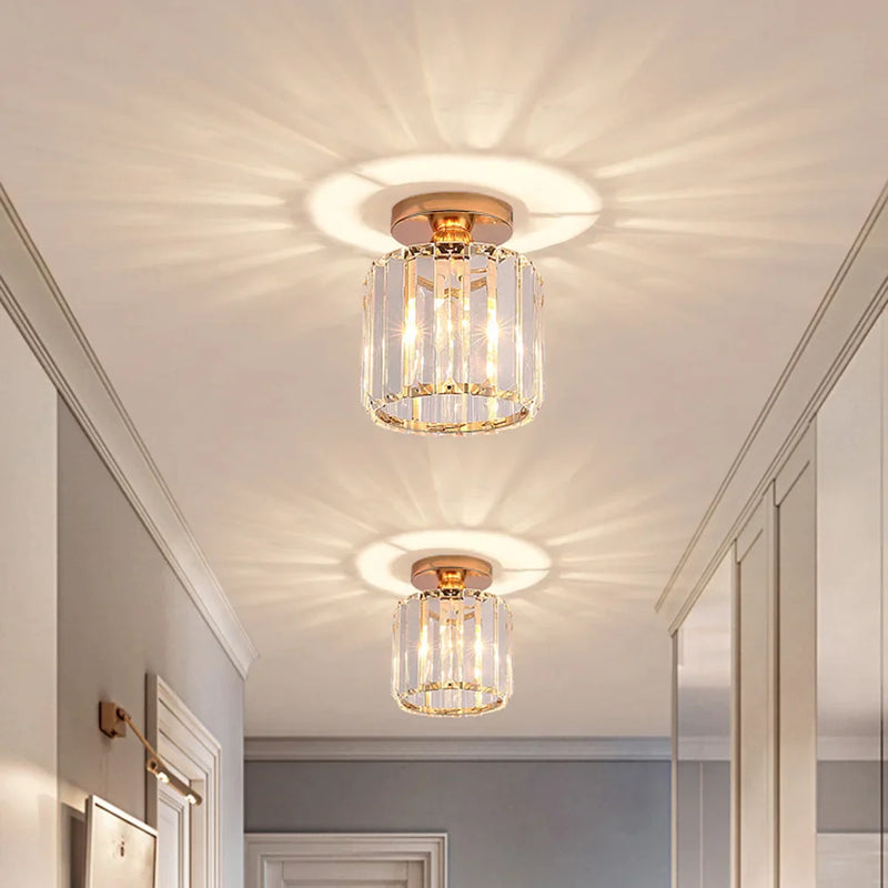 Afralia™ Crystal Mini Ceiling Lights for Elegant Living Spaces