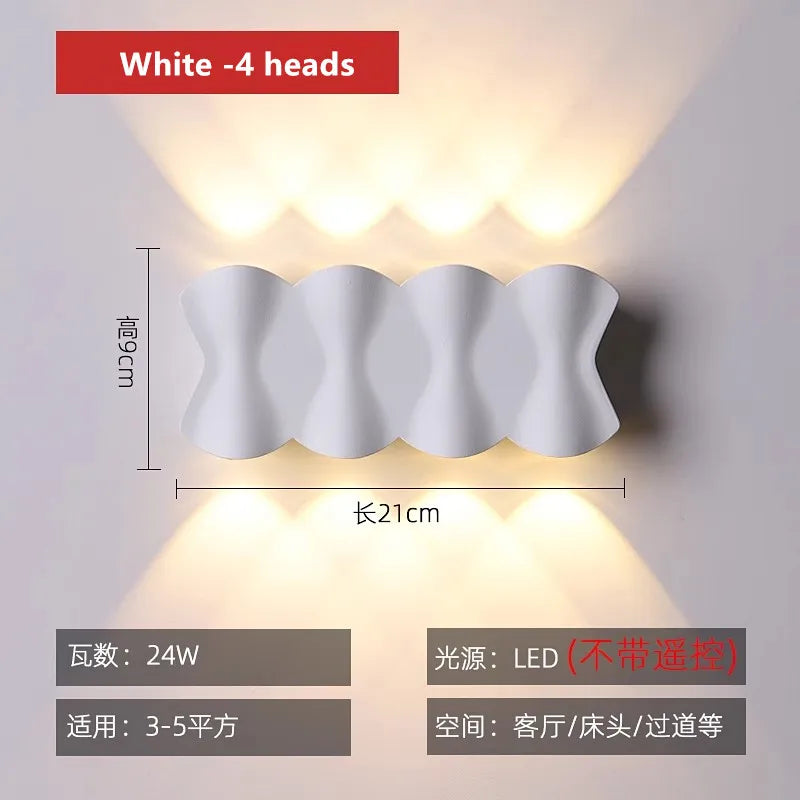 Afralia™ Nordic Wall Lamp for Staircase Bedroom Living Room Outdoor Waterproof Courtyard